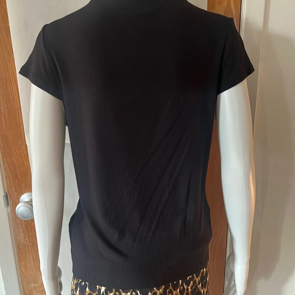 Killstar Black Top with Cut Out at Bust and Grommet Straps Punk Goth XL - Picture 7 of 8